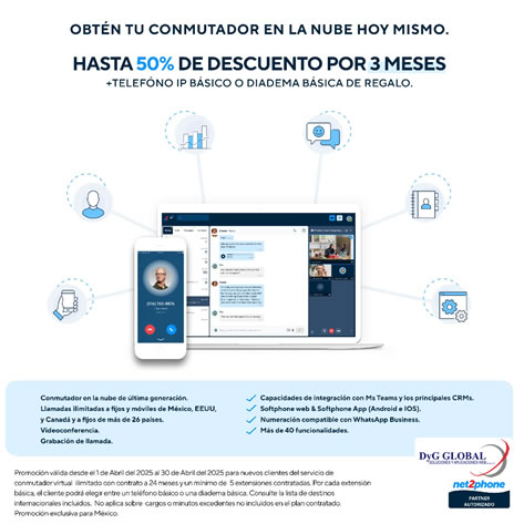 Conmutador en la nube, pbx virtual