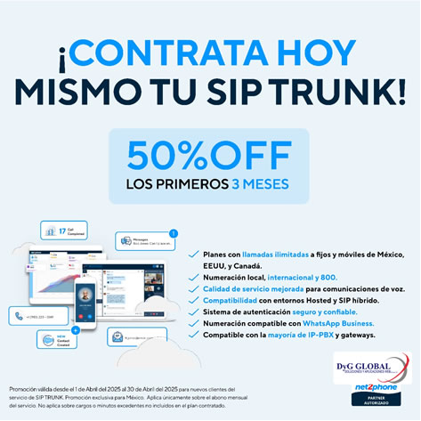 Troncales SIP Siptrunk net2phone